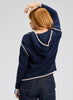 Zaket & Plover Zaket & Plover - Threaded Hoodie - DK Denim available at The Good Life Boutique