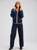 Zaket & Plover Zaket & Plover - Threaded Hoodie - DK Denim available at The Good Life Boutique