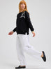 Zaket & Plover Zaket & Plover - Threaded Star Sweater - Black available at The Good Life Boutique