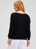 Zaket & Plover Zaket & Plover - Threaded Star Sweater - Black available at The Good Life Boutique