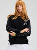 Zaket & Plover Zaket & Plover - Threaded Star Sweater - Black available at The Good Life Boutique