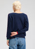 Zaket & Plover Zaket & Plover - Threaded Star Sweater - DK Denim available at The Good Life Boutique
