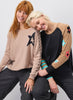 Zaket & Plover Zaket & Plover - Threaded Star Sweater - Oat available at The Good Life Boutique
