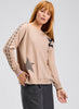 Zaket & Plover Zaket & Plover - Threaded Star Sweater - Oat available at The Good Life Boutique