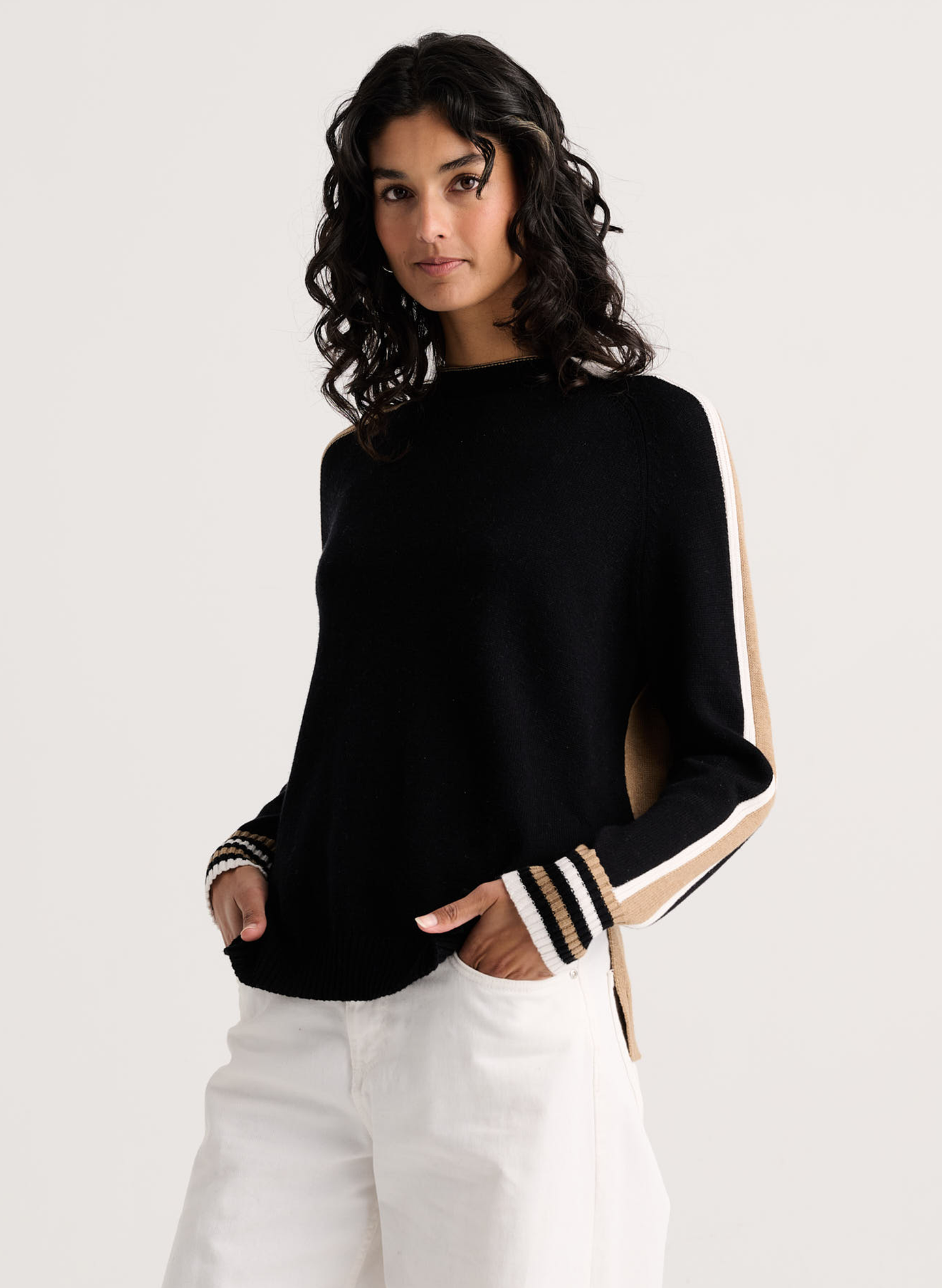 Zaket & Plover - Two-Way Funnel Neck - Black