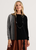 Zaket & Plover - Vertical Line Sweater - Black