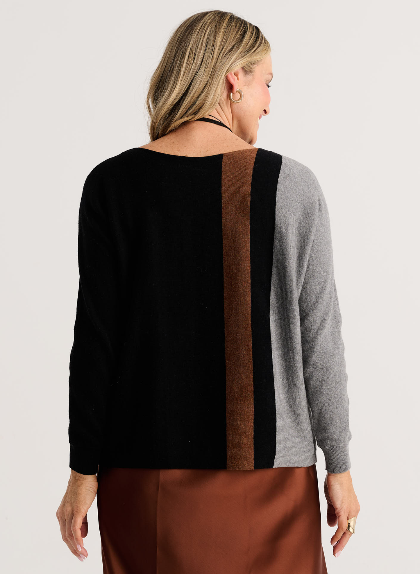 Zaket & Plover - Vertical Line Sweater - Black