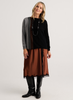 Zaket & Plover - Vertical Line Sweater - Black