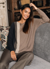 Zaket & Plover - Vertical Line Sweater - Walnut