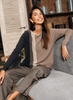 Zaket & Plover - Vertical Line Sweater - Walnut