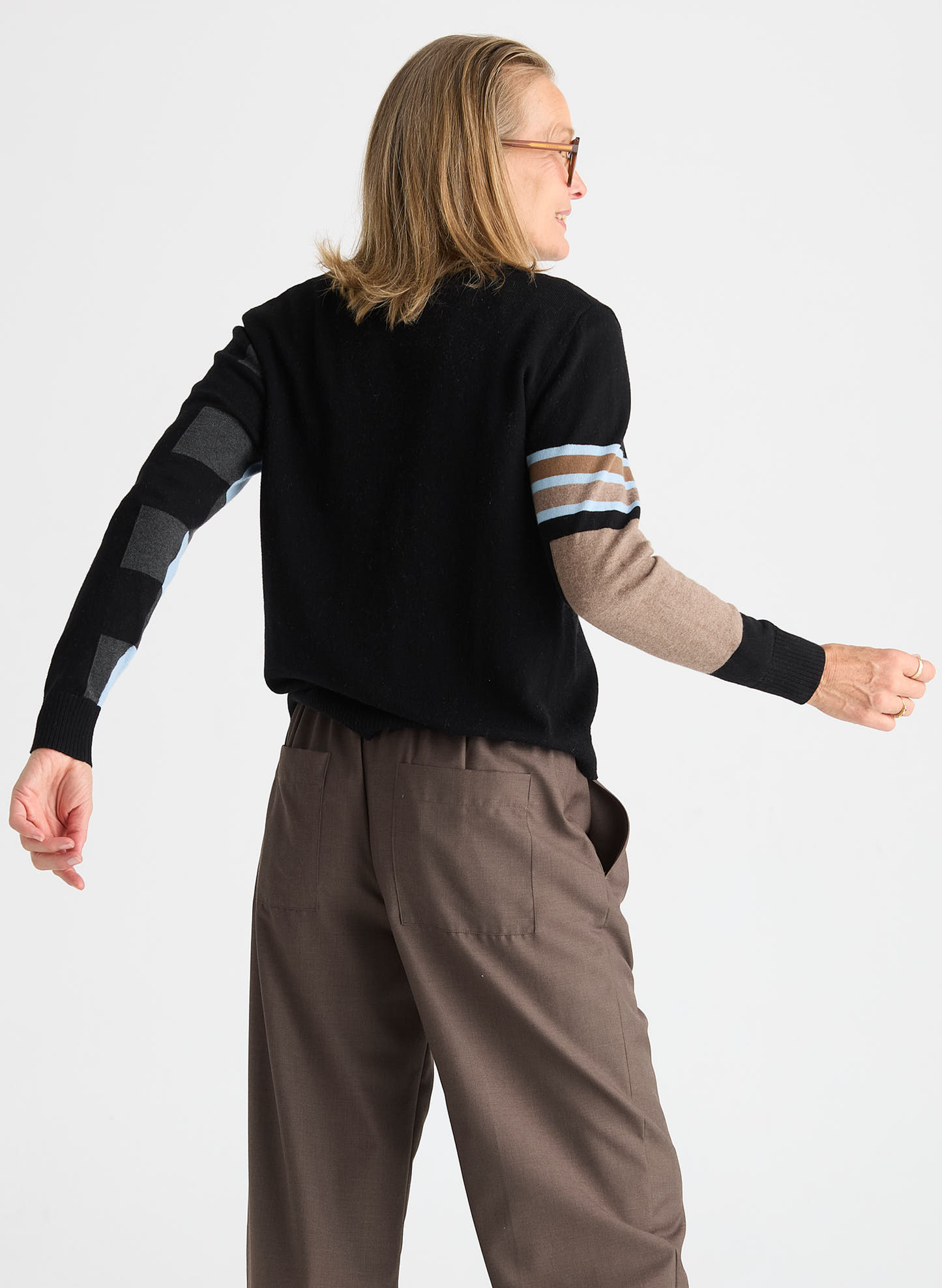 Zaket & Plover Zaket & Plover - Weekend Ease Sweater - Black available at The Good Life Boutique