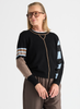 Zaket & Plover Zaket & Plover - Weekend Ease Sweater - Black available at The Good Life Boutique