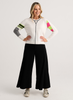 Zaket & Plover Zaket & Plover - Weekend Ease Sweater - White available at The Good Life Boutique