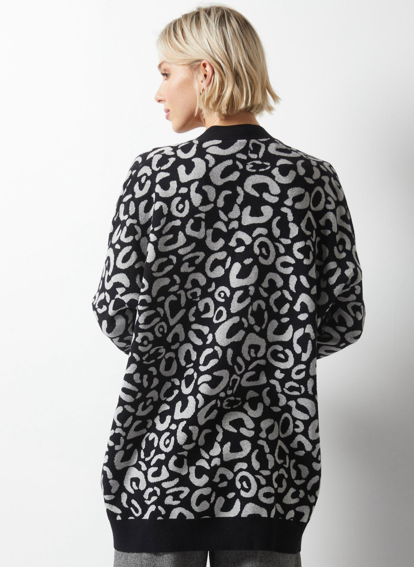 Zaket & Plover Zaket & Plover - Wild Side Cardigan - Black available at The Good Life Boutique