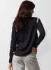 Zaket & Plover Zaket & Plover - Zest Intarsia Crew - Charcoal available at The Good Life Boutique