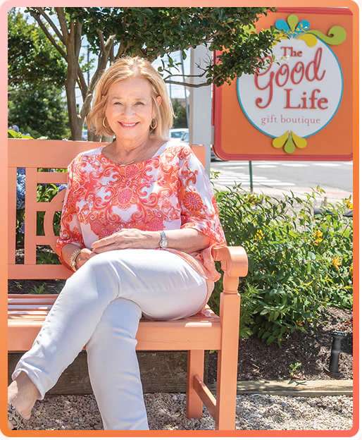 Image of Nancy Norton, owner and curator of The Good Life Gift Boutique
