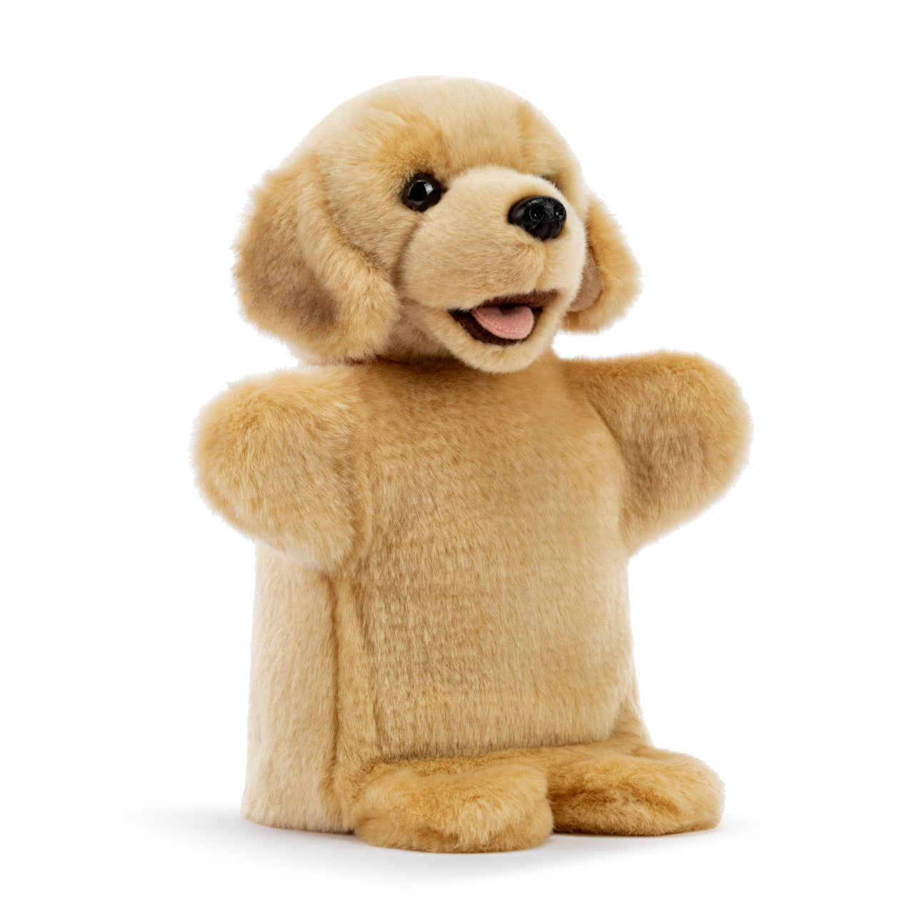 Demdaco Yellow Lab Puppet available at The Good Life Boutique