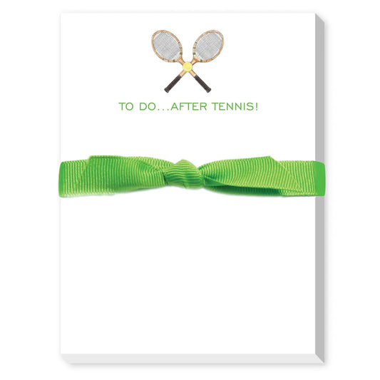 Donovan Designs To Do After Tennis Notepad available at The Good Life Boutique