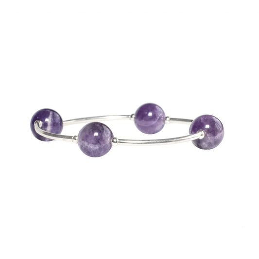 Made As Intended 12mm Amethyst Blessing Bracelet available at The Good Life Boutique