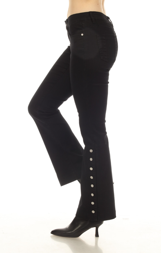 A.Z.I. Jeans A.Z.I. - Patti Denim Jeans - Black available at The Good Life Boutique