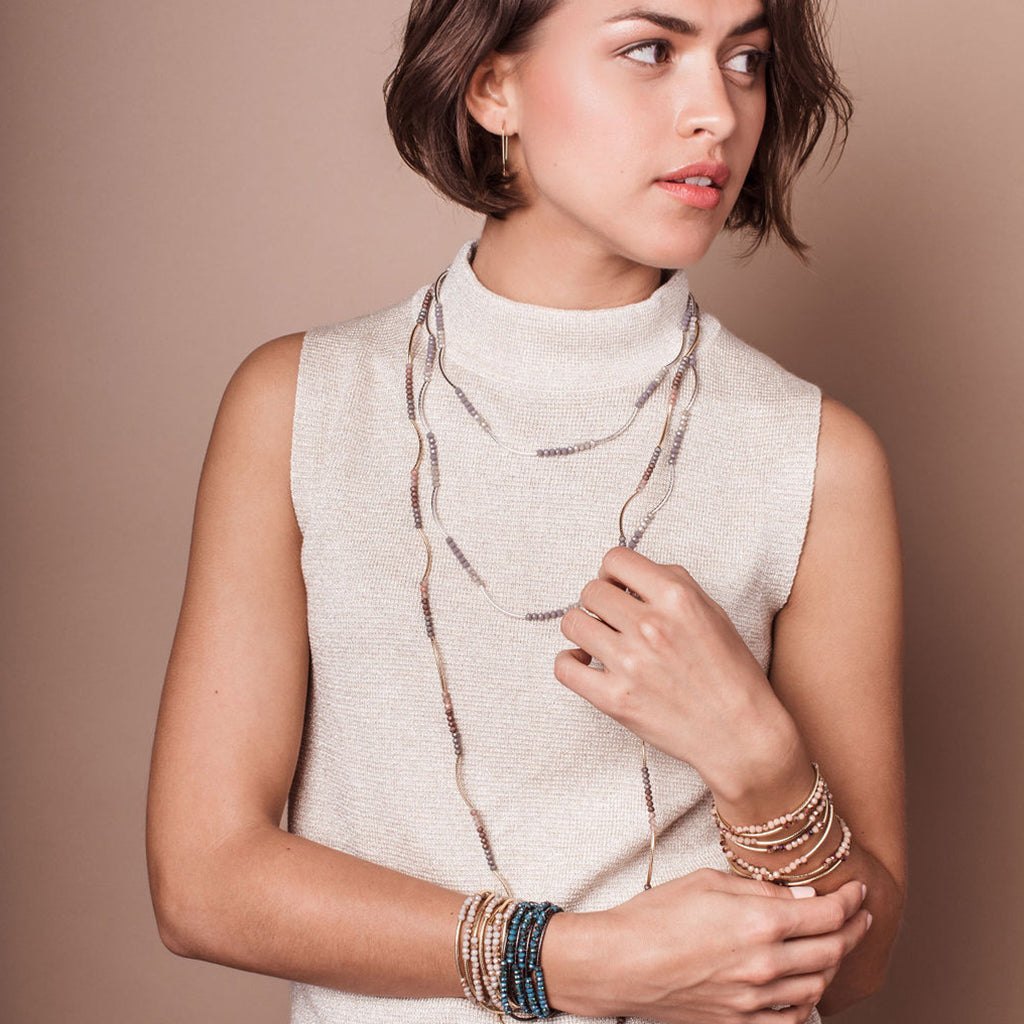 Scout Curated Wears Matte Metallic Tri-Tone/Gold - Though she Be But Little, She Is Fierce available at The Good Life Boutique