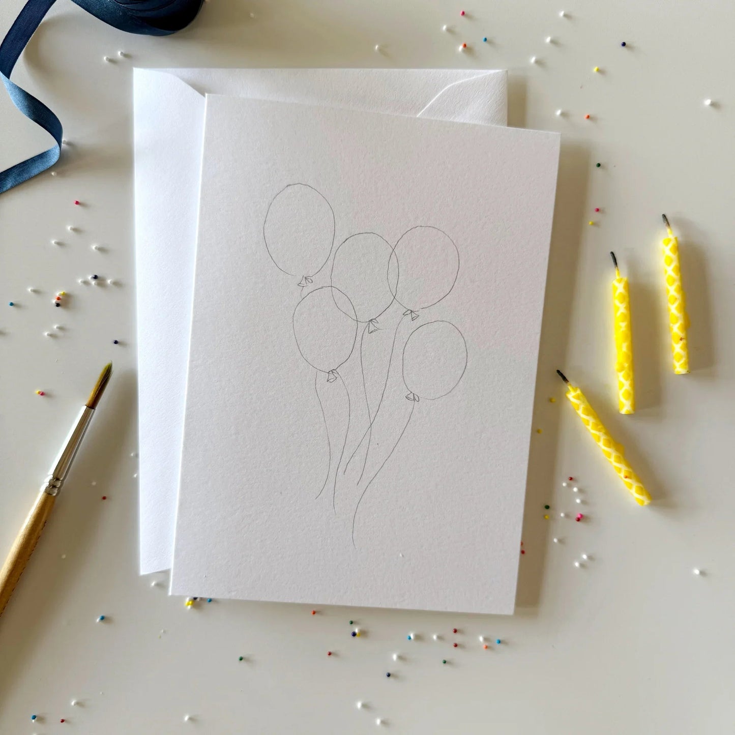 Emily Lex Studio Celebrate Paintable Watercolor Notecard Set available at The Good Life Boutique