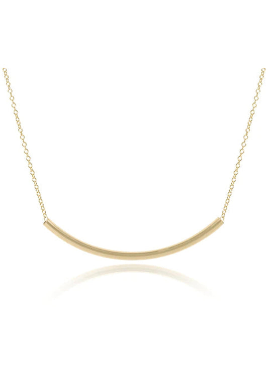 enewton design 16" Necklace Gold - Bliss Bar Smooth available at The Good Life Boutique