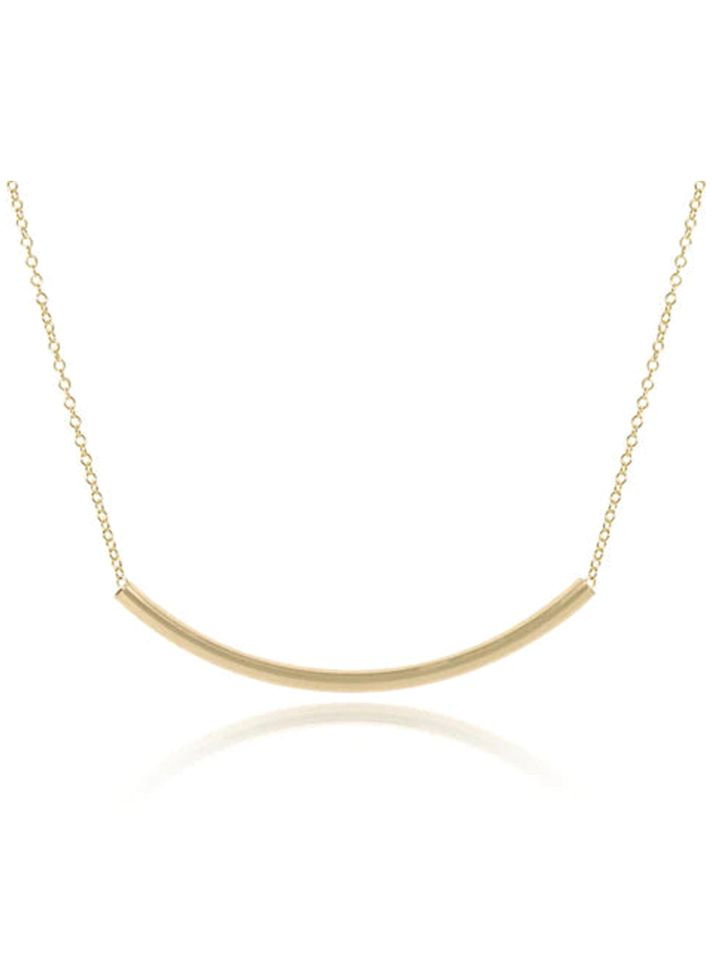 enewton design 16" Necklace Gold - Bliss Bar Smooth available at The Good Life Boutique