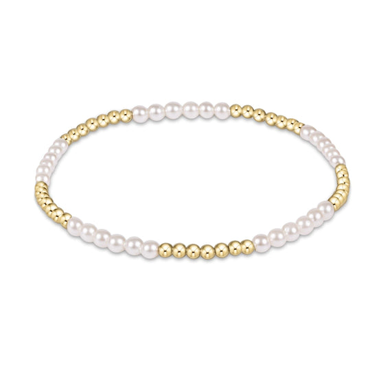 enewton design Enewton - Blissful Pearl 3mm Bracelet available at The Good Life Boutique