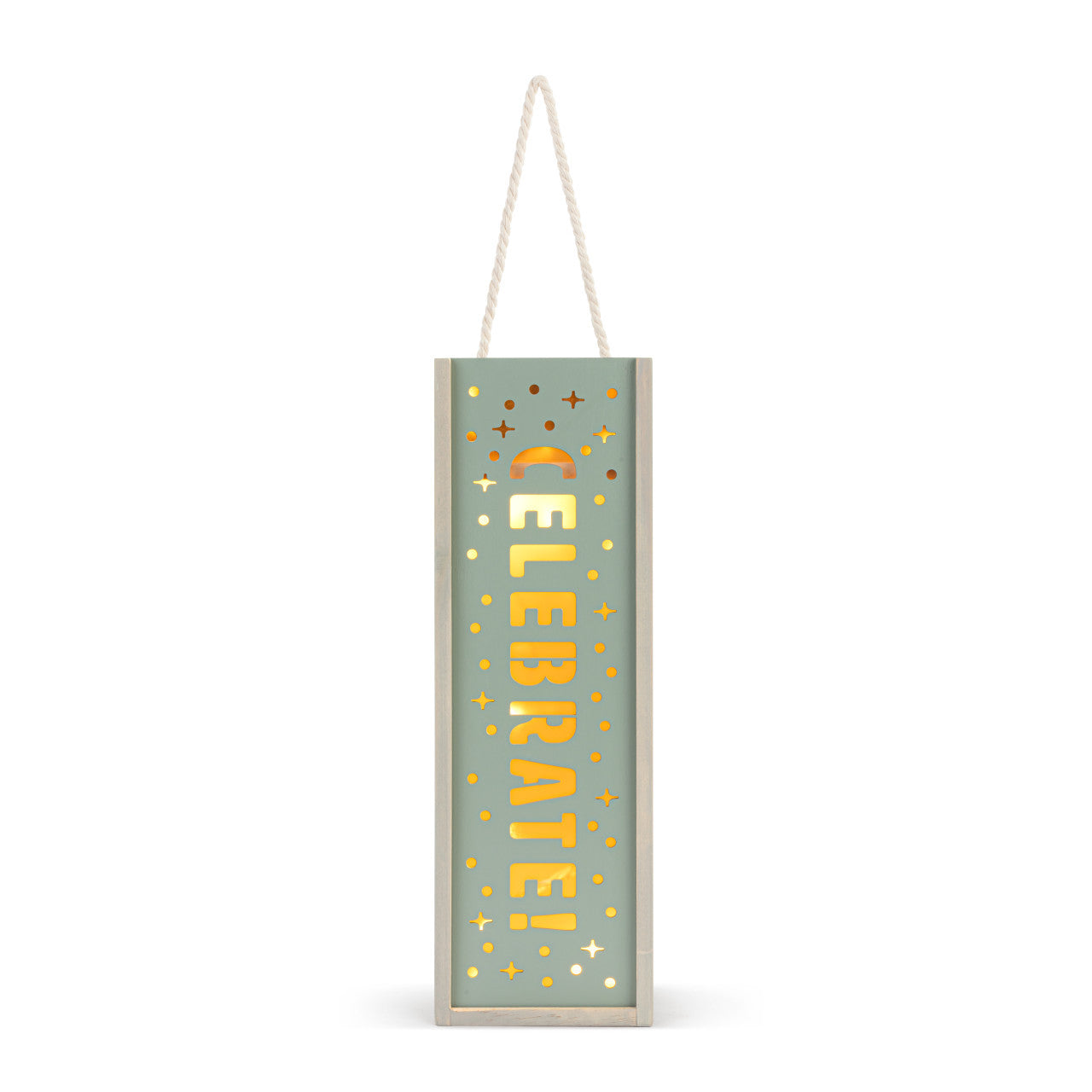Demdaco Celebrate Lantern available at The Good Life Boutique