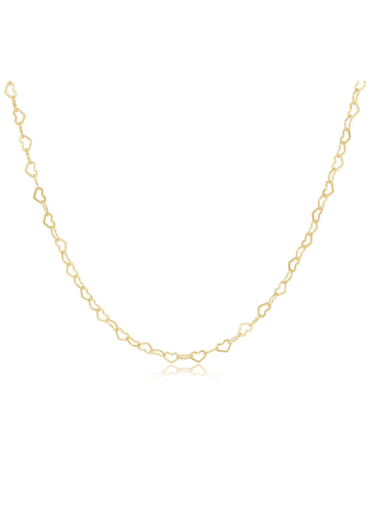 Enewton - 17" Choker Love Chain Gold