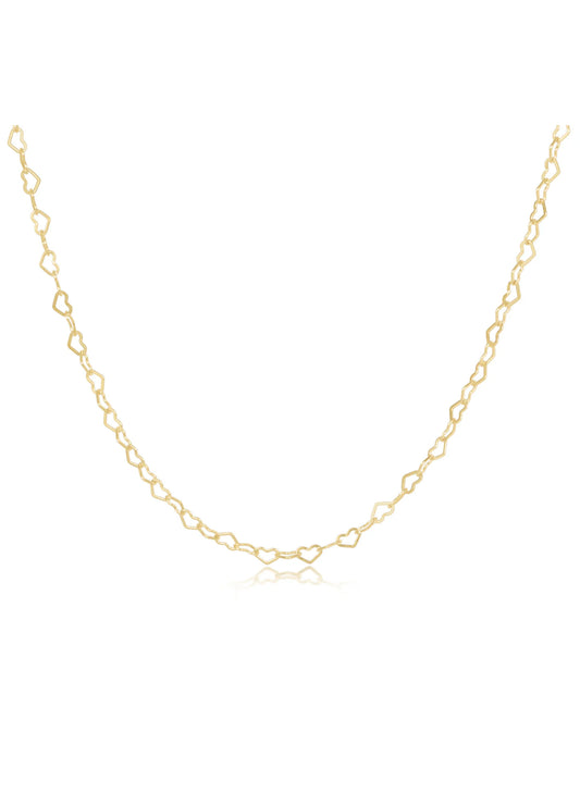 Enewton - 15" Choker Love Chain Gold