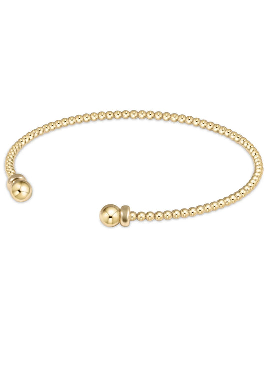 Enewton - Classic Gold 2mm Bead Cuff - Gold