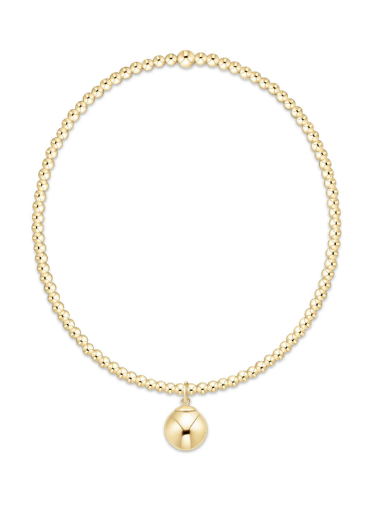 enewton design Enewton - Classic Mixed Metal 2mm Bracelet - Classic Gold 8mm Charm available at The Good Life Boutique