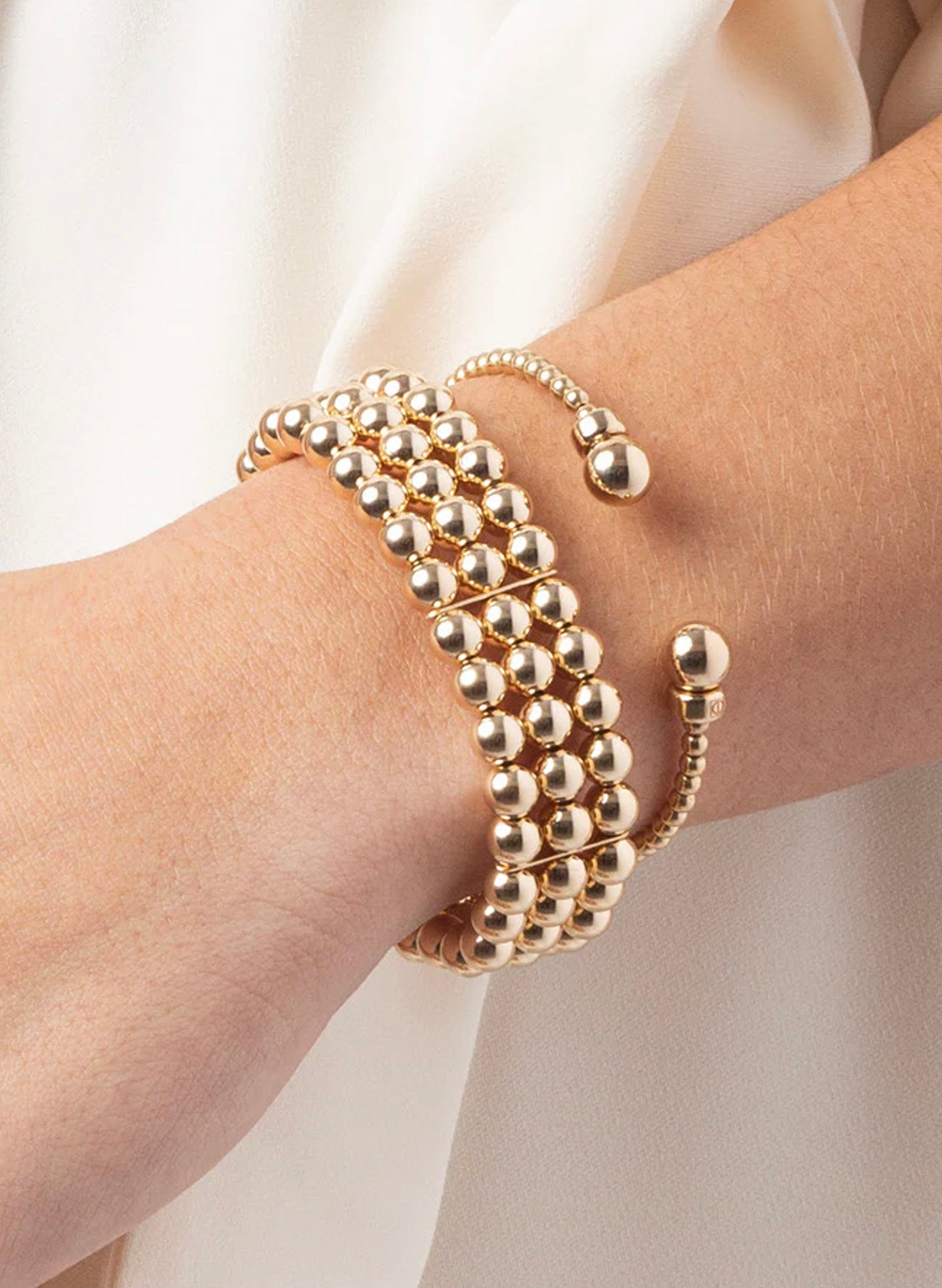 Enewton - Classic Gold 3mm Bead Cuff - Gold