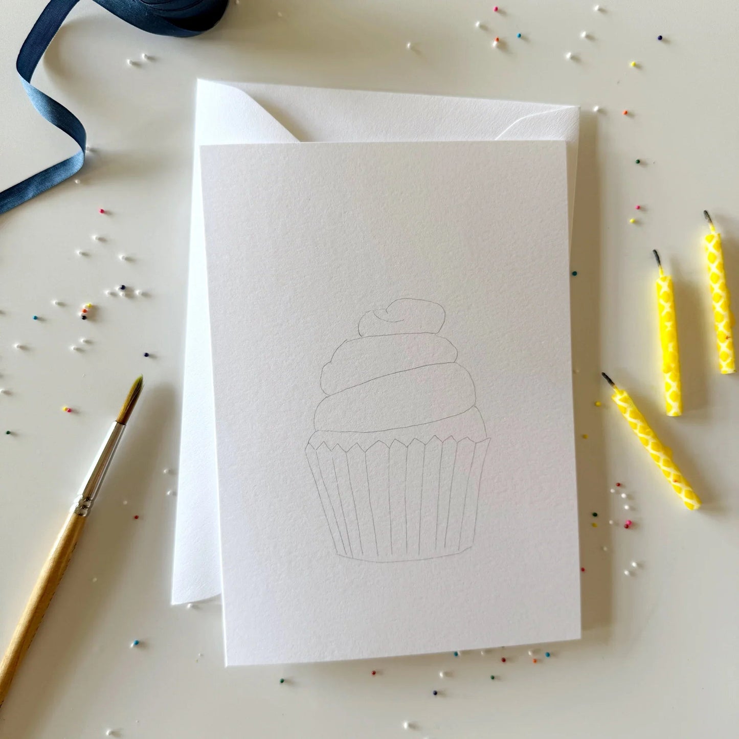 Emily Lex Studio Celebrate Paintable Watercolor Notecard Set available at The Good Life Boutique