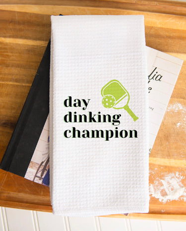 Canary Road Day Drinking Champion Pickleball Towel available at The Good Life Boutique