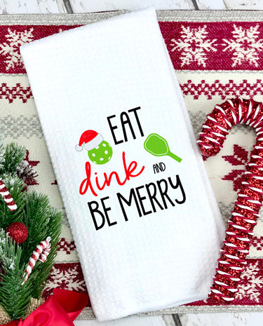 Canary Road Christmas Pickleball Towel available at The Good Life Boutique