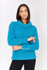 Dolcezza Inc. Dolcezza - Knit Pullover - Teal available at The Good Life Boutique