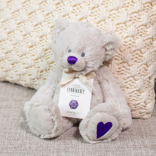 Demdaco February Birthstone Bear available at The Good Life Boutique
