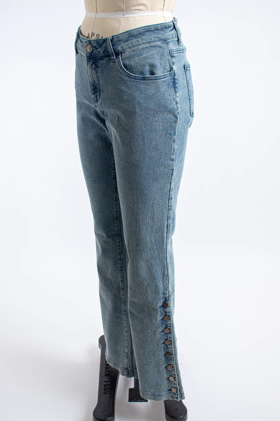 A.Z.I. Jeans A.Z.I. - Patti Denim Jeans - Denim available at The Good Life Boutique