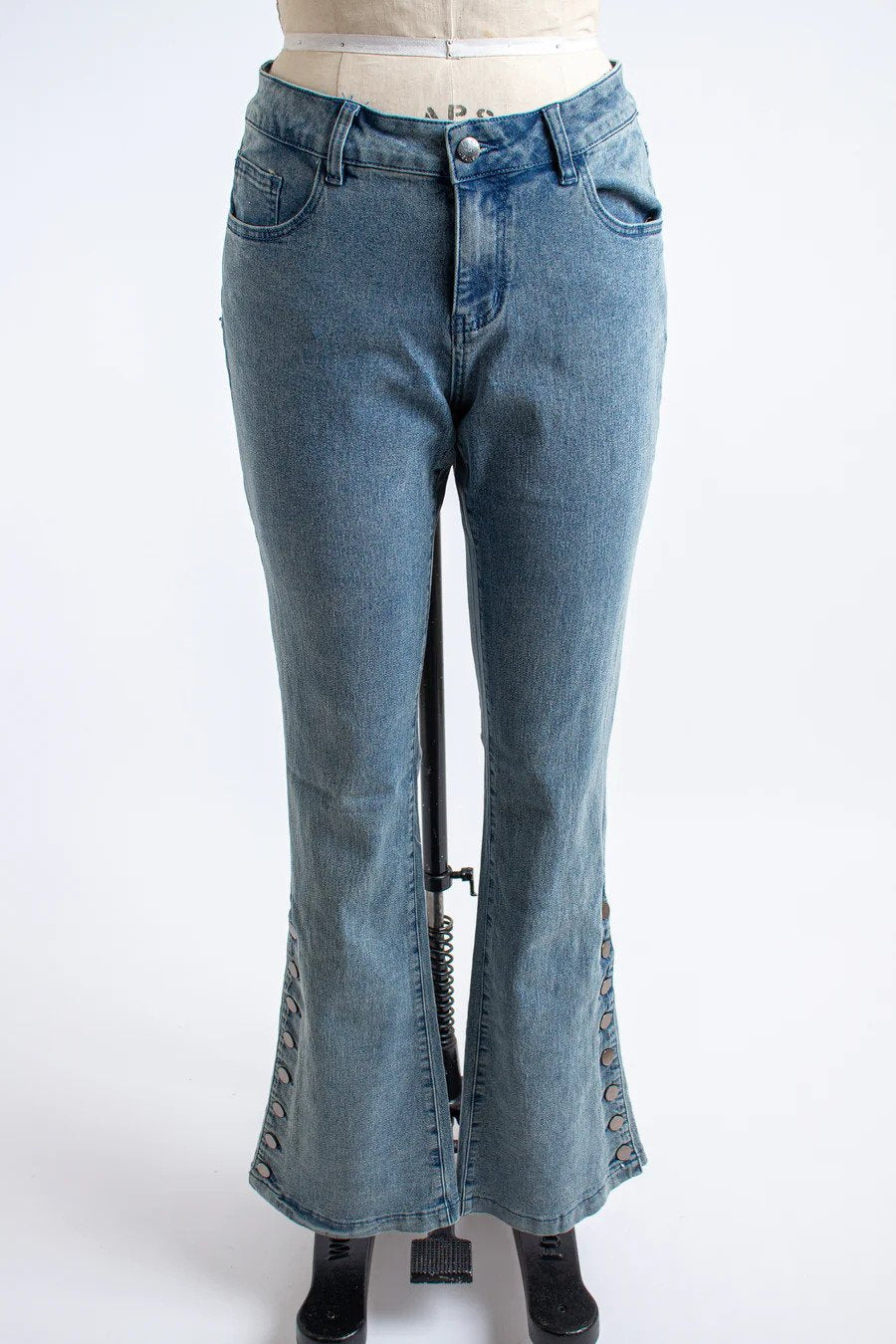 A.Z.I. Jeans A.Z.I. - Patti Denim Jeans - Denim available at The Good Life Boutique