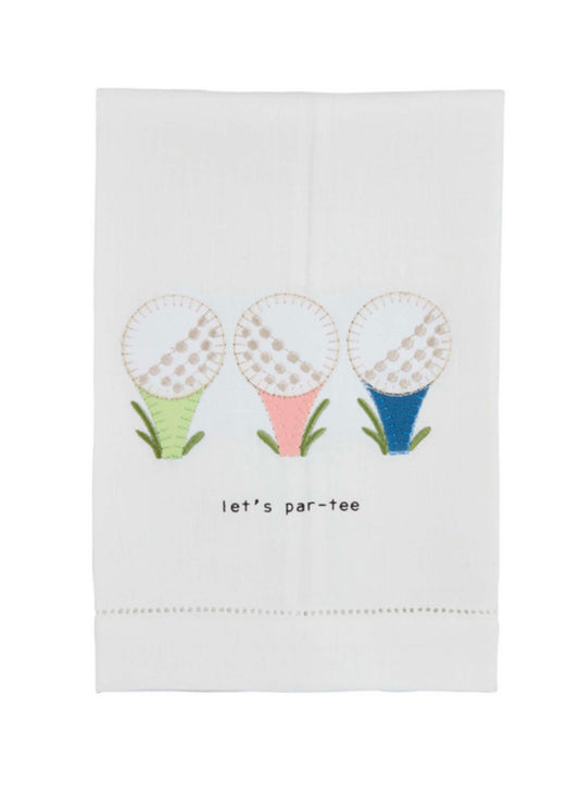 Mud Pie Golf Ball Towel available at The Good Life Boutique