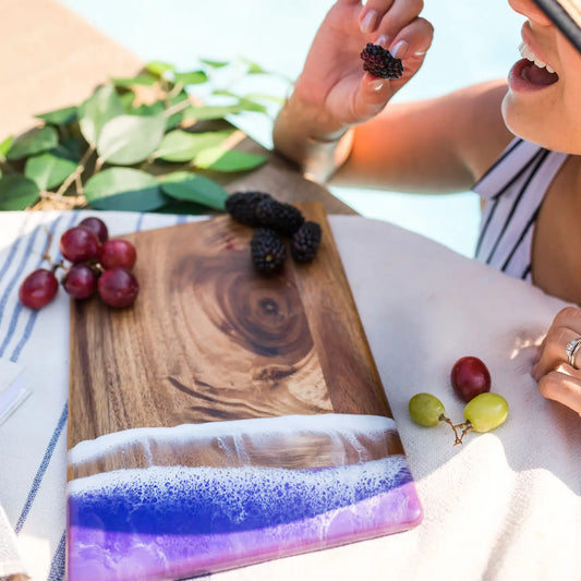 Grape Collection Resin Cheese Board