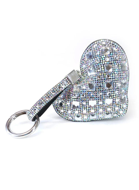 JacquelineKent Jacqueline Kent - Heart Purse Charm - Bubbles & Bling - Southern Lights available at The Good Life Boutique