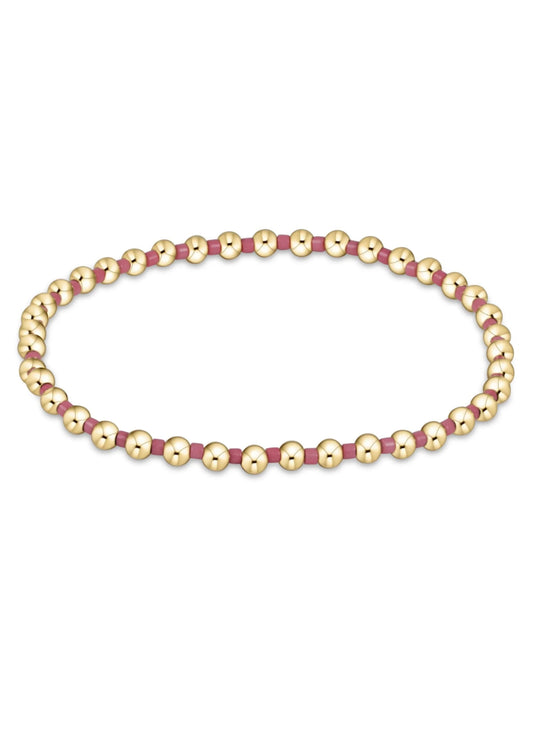 enewton design Enewton - Hope Grateful Bracelet - Bright Pink available at The Good Life Boutique