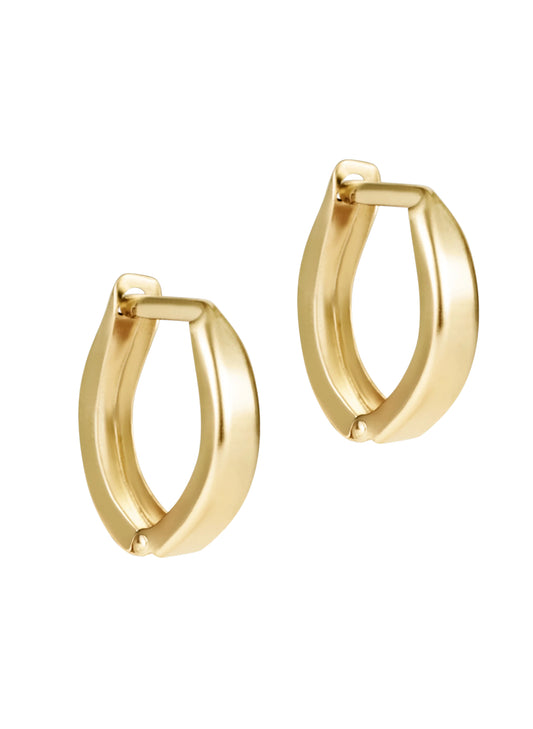 enewton design Enewton - Huggie Gold 0.5" Hoop available at The Good Life Boutique