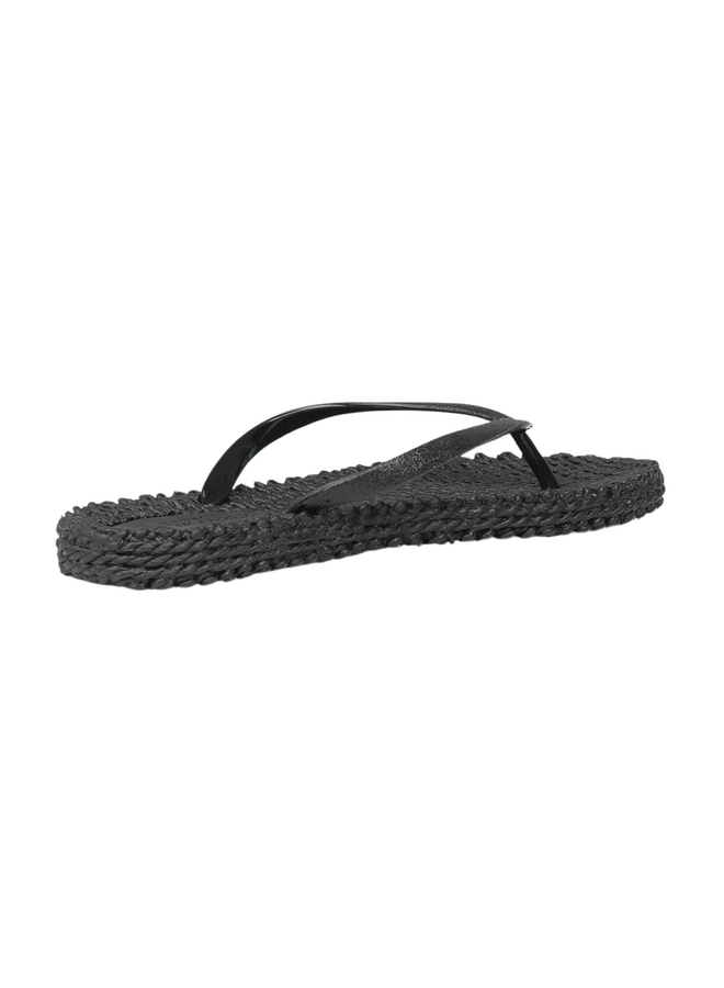 Lines of Denmark Ilse Jacobsen - Cheerful Flip-flops - Black available at The Good Life Boutique