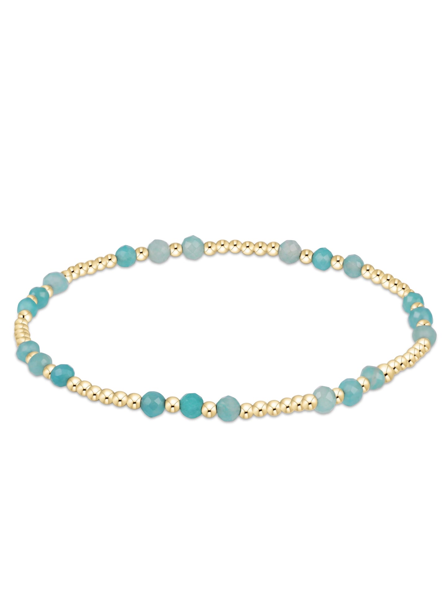 enewton design Enewton - Joy Gem 3MM Bracelet - Amazonite available at The Good Life Boutique