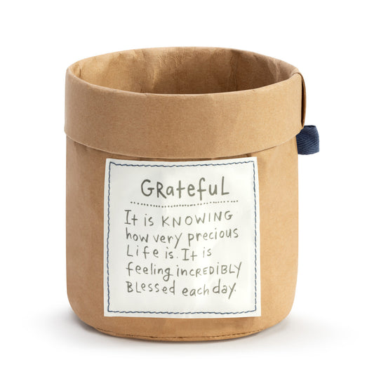 Demdaco Plant Kindness Planter Bag - Grateful available at The Good Life Boutique